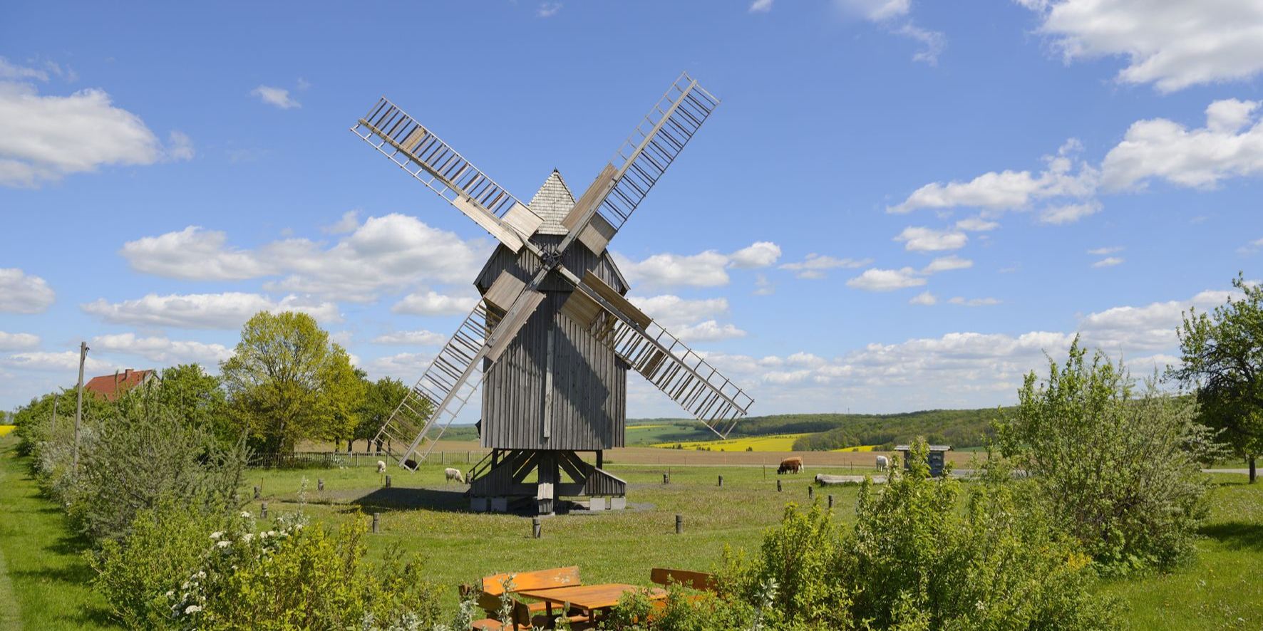Mühlenfest an der Bockwindmühle Krippendorf