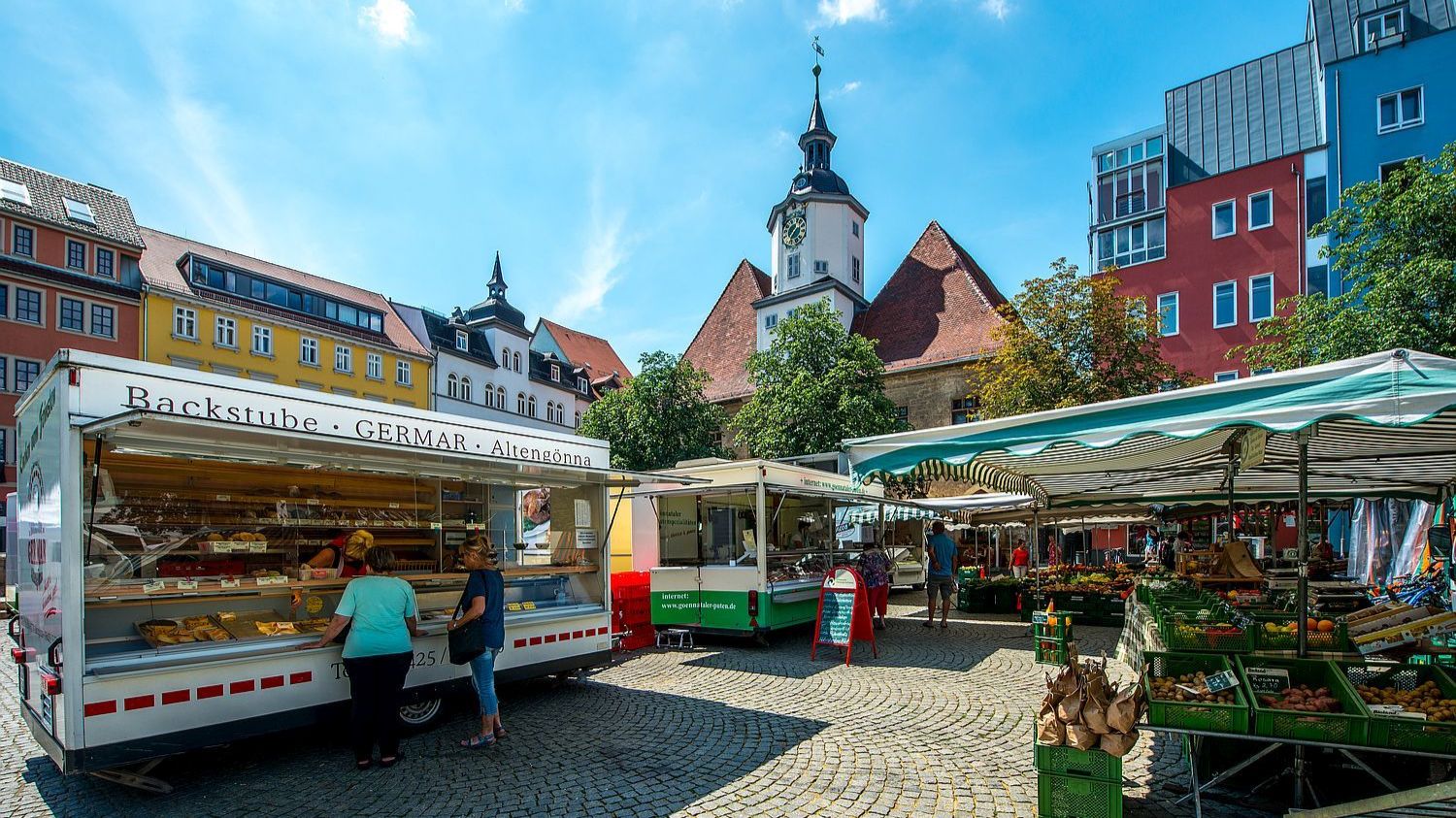 Wochenmarkt wird verlegt
