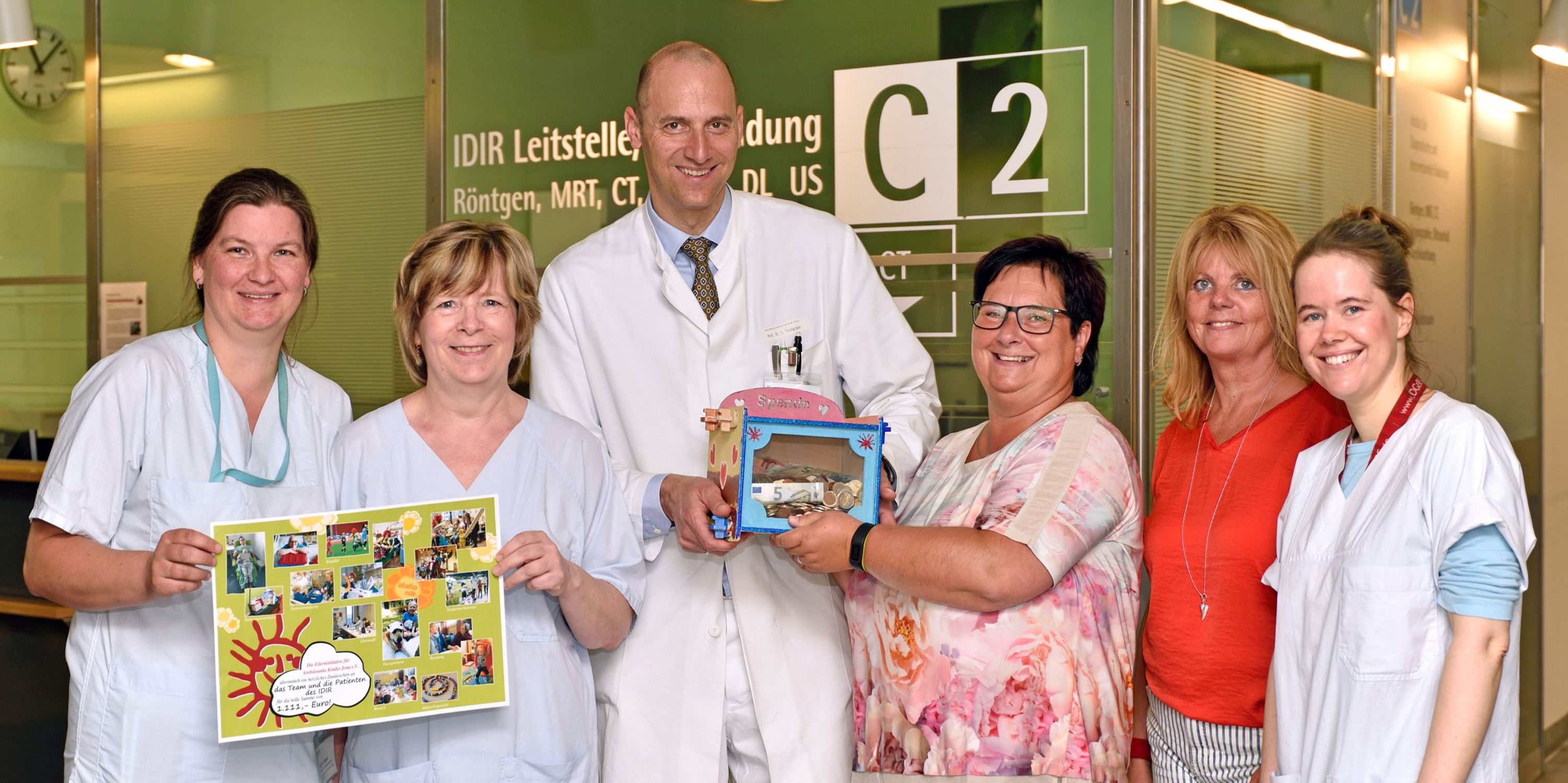 1 111 Euro-Spende für Elterninitiative 1 111 Euro-Spende für Elterninitiative