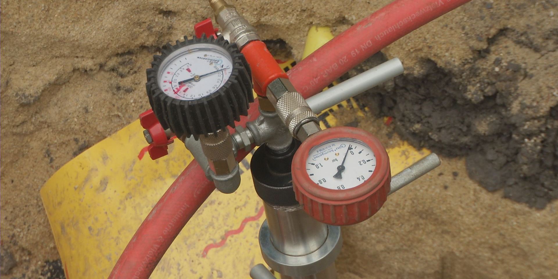 Neue Gasleitungen im Ziegenhainer Tal  