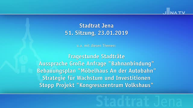 Stadtratssitzung vom 23.01.2019 