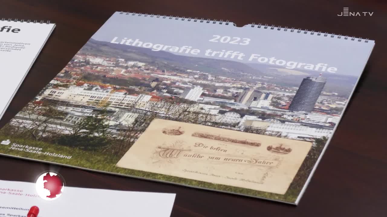 Von der Sparkasse: Der Kalender 2023 für den guten Zweck hat das Motto „Lithographie trifft 