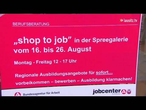Shop-to-Job/Agentur für Arbeit und Jobcenter in der Spreegalerie