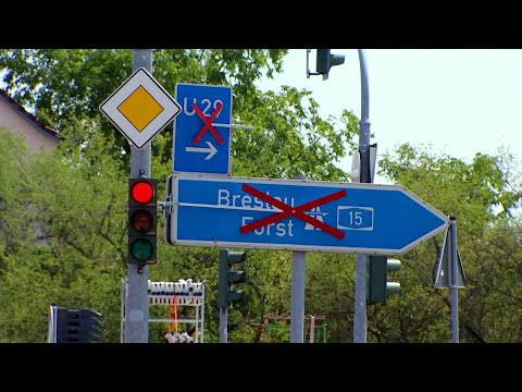 B97 für Monate gesperrt - Vollsperrung der Lausitzer Verkehrsachse