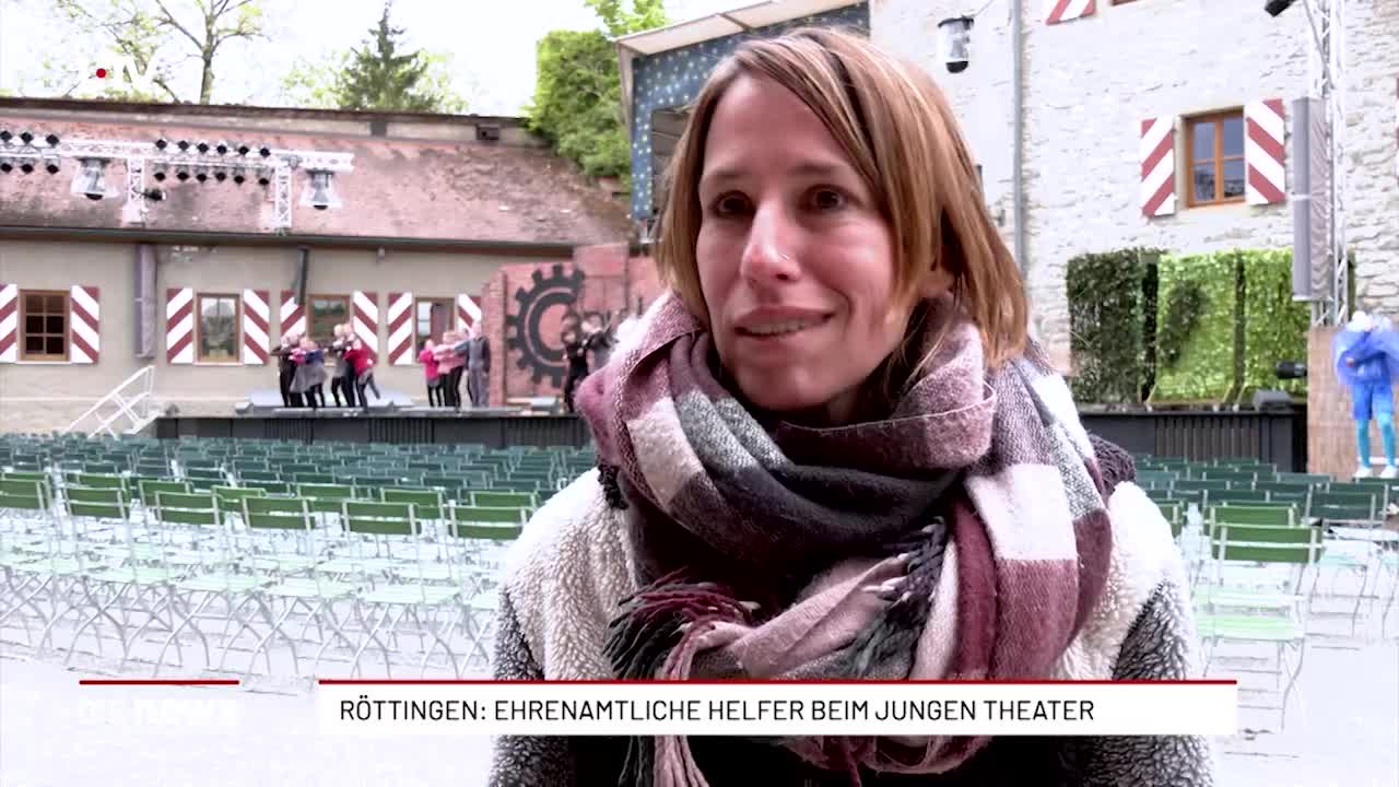 Röttingen: Ehrenamtliche Helfer beim Jungen Theater
