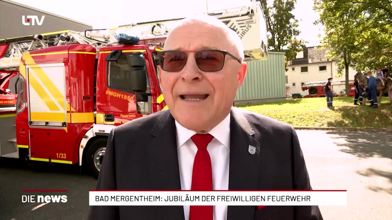 Bad Mergentheim: Jubiläum der Freiwilligen Feuerwehr