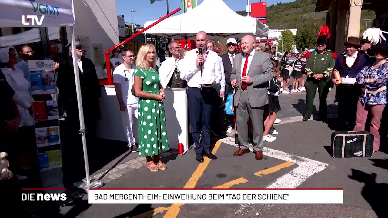 Bad Mergentheim: Einweihung beim „Tag der Schiene“