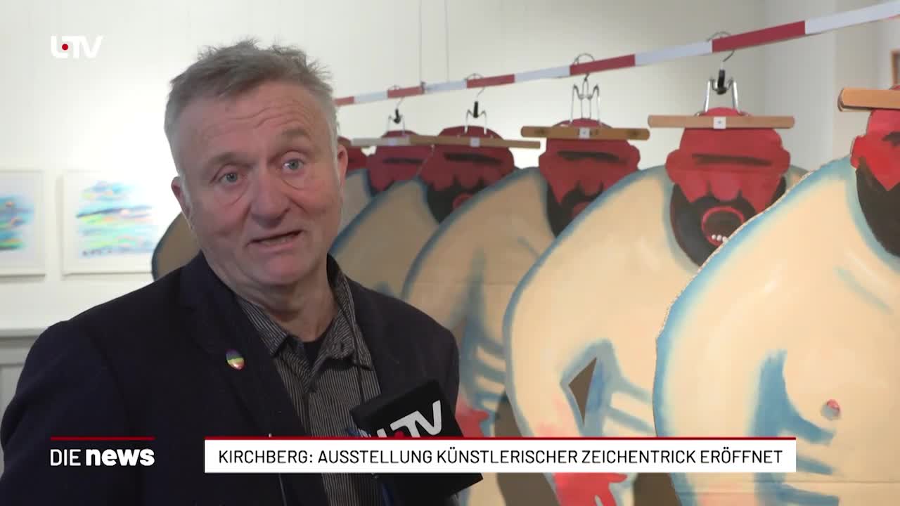 Kirchberg: Ausstellung Künstlerischer Zeichentrick eröffnet