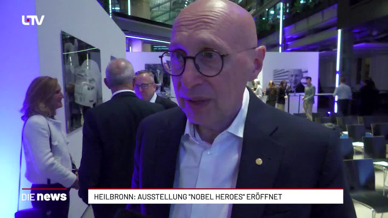 Heilbronn: Ausstellung "Nobel Heroes" eröffnet