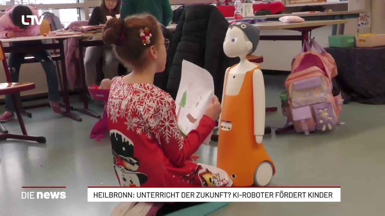 Heilbronn: Unterricht der Zukunft? KI-Roboter fördert Kinder