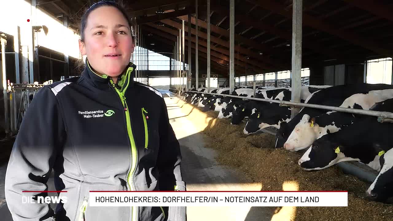 Hohenlohekreis: Dorfhelfer/in – Noteinsatz auf dem Land
