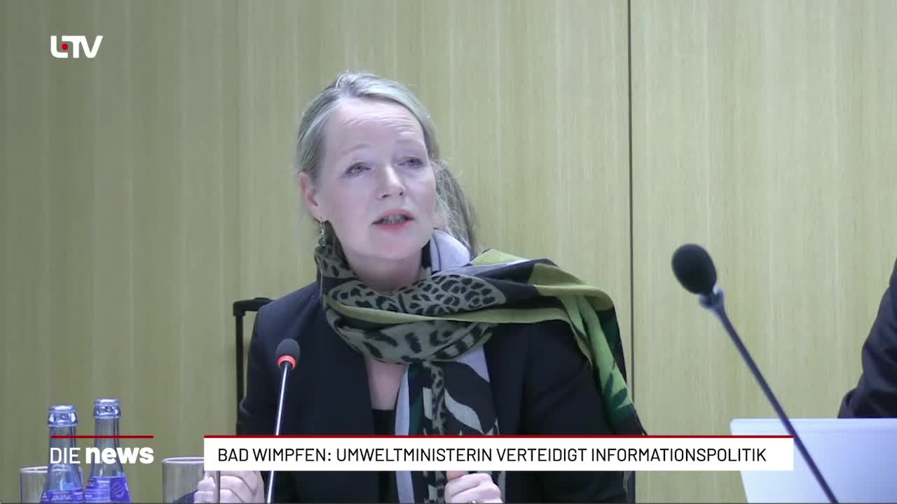 Bad Wimpfen: Umweltministerin verteidigt Informationspolitik