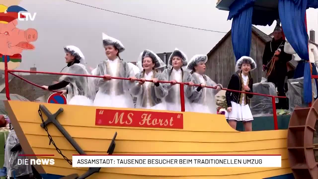 Assamstadt: Tausende Besucher beim traditionellen Umzug