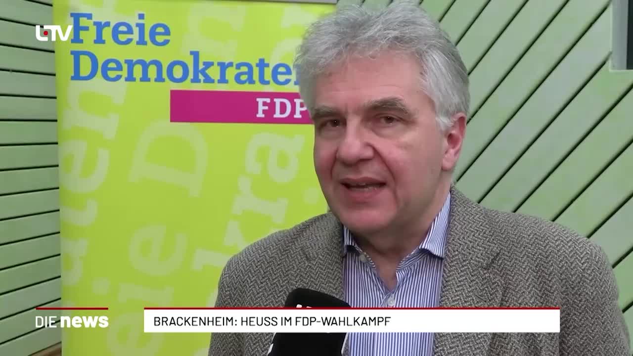 Brackenheim: Heuss im FDP-Wahlkampf