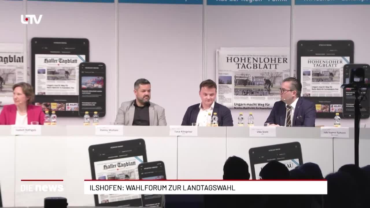 Ilshofen: Wahlforum zur Landtagswahl