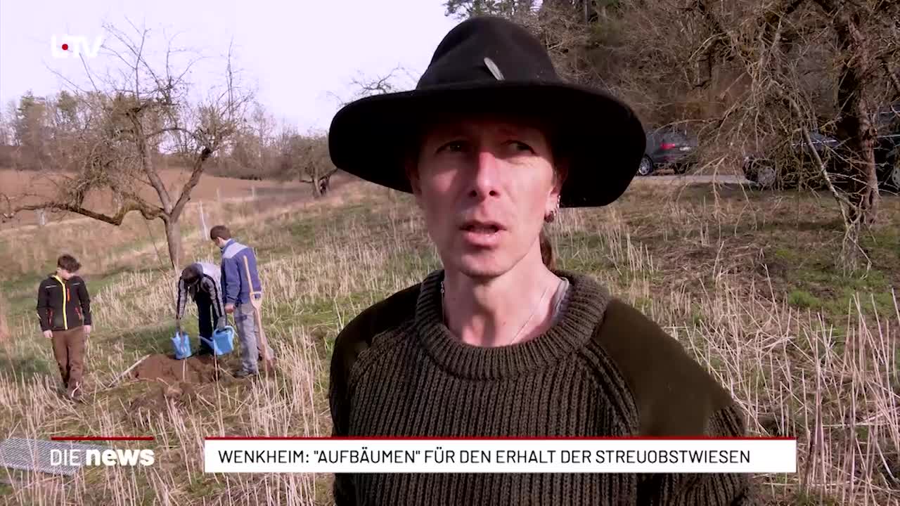 Wenkheim: „Aufbäumen“ für den Erhalt der Streuobstwiesen 