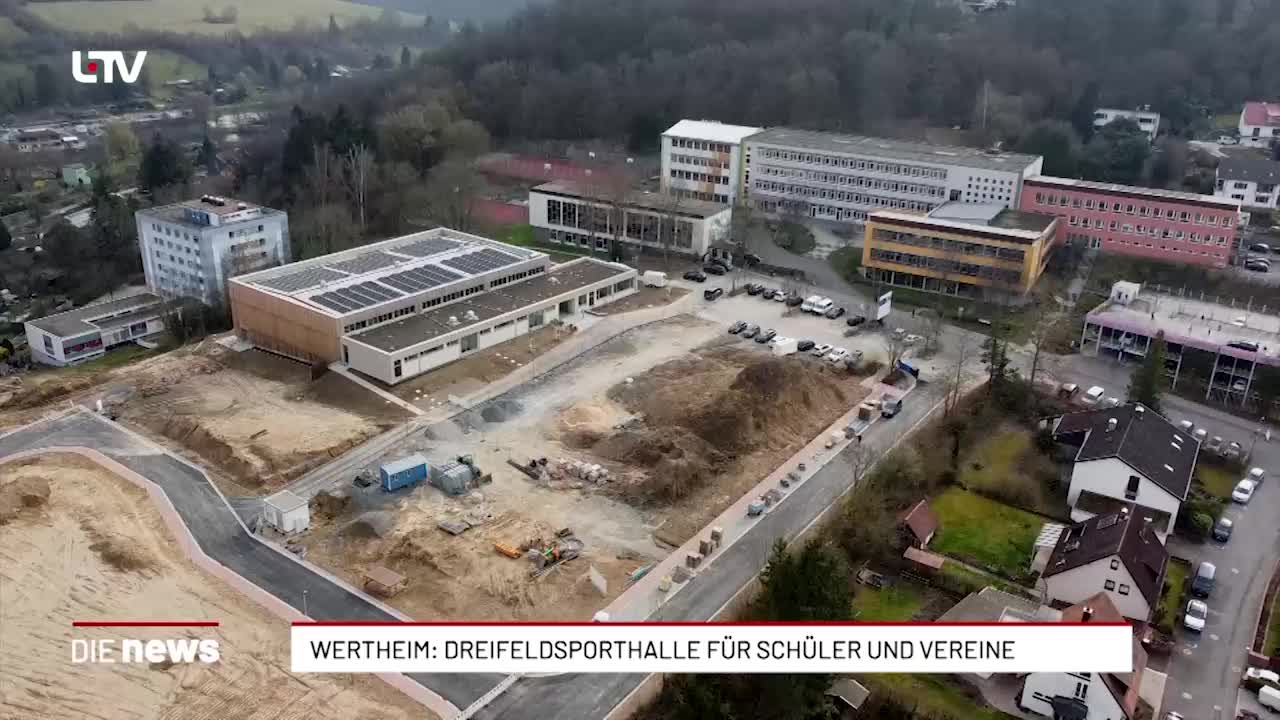 Wertheim: Dreifeldsporthalle für Schüler und Vereine 