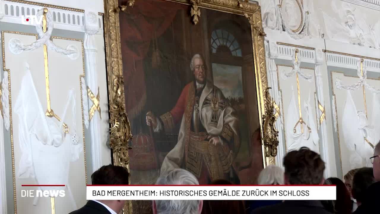 Bad Mergentheim restauriert historische Schloss-Portraits