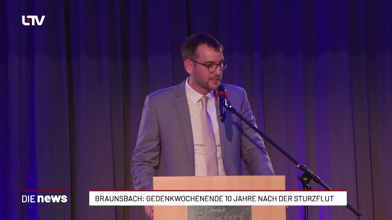 Braunsbach erinnert an Flut und Wiederaufbau