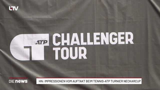Heilbronn: Impressionen vom Auftakt beim Tennis-ATP Turnier Neckarcup