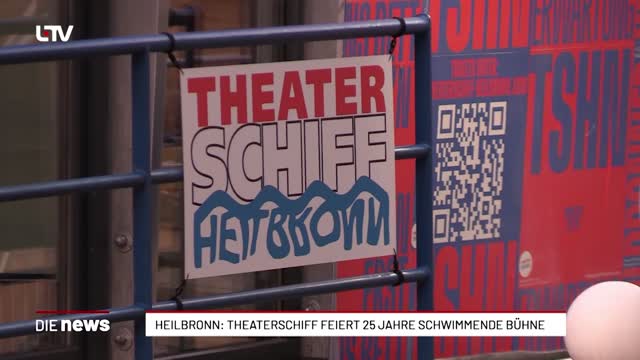 Heilbronn: Theaterschiff feiert 25 Jahre schwimmende Bühne