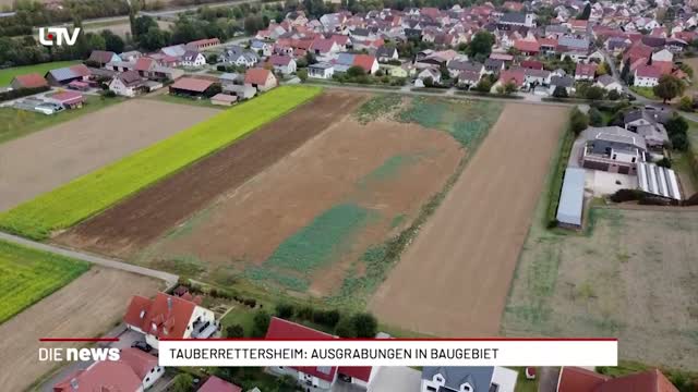  Tauberrettersheim: Ausgrabungen in Baugebiet   