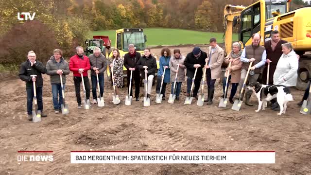 Bad Mergentheim: Spatenstich für neues Tierheim