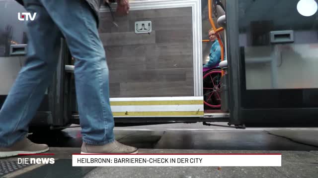 Heilbronn: Barrieren-Check in der City