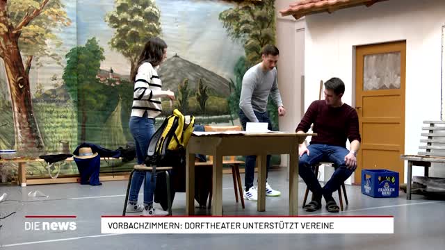 Vorbachzimmern: Dorftheater unterstützt Vereine