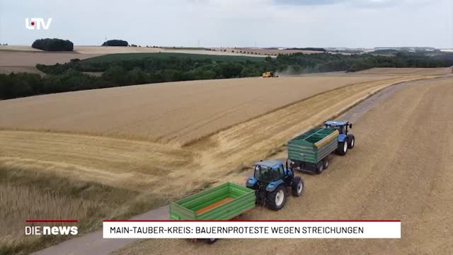 Main-Tauber-Kreis: Bauernproteste wegen Streichungen