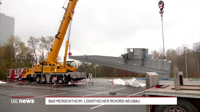 Bad Mergentheim: Logistischer Rekord-Neubau