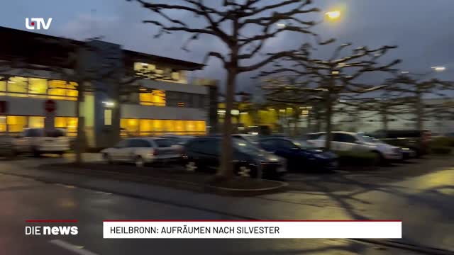 Heilbronn: Aufräumen nach Silvester