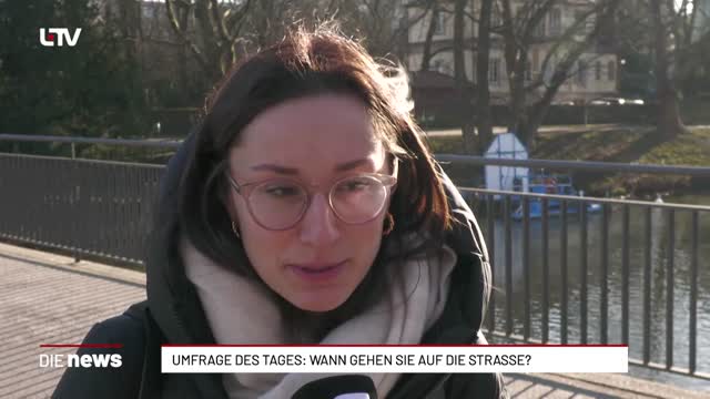 Umfrage des Tages: Wann gehen Sie auf die Strasse?