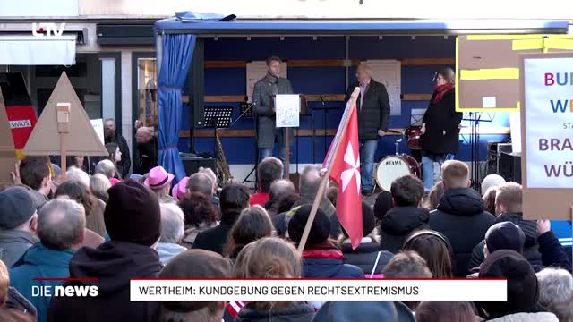 Wertheim: Kundgebung gegen Rechtsextremismus  