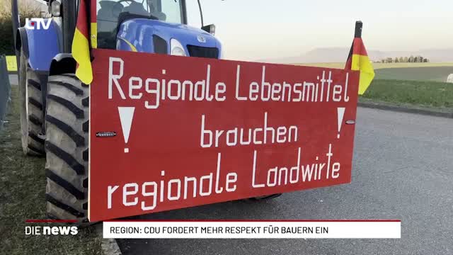 Region: CDU fordert mehr Respekt für Bauern ein