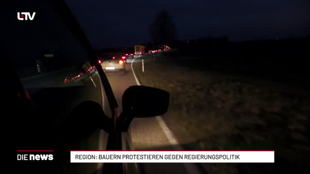 Region: Bauern protestieren gegen Regierungspolitik