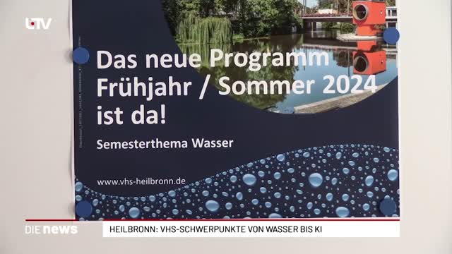 Heilbronn: VHS-Schwerpunkte von Wasser bis KI