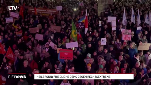 Heilbronn: Friedliche Demo gegen Rechtsextreme