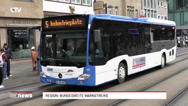 Region: Bundesweite Warnstreiks