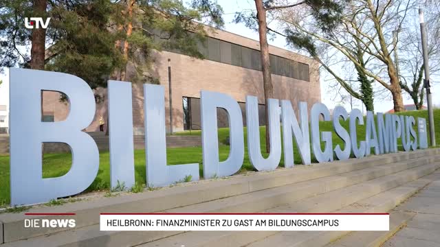 Heilbronn: Finanzminister zu Gast am Bildungscampus