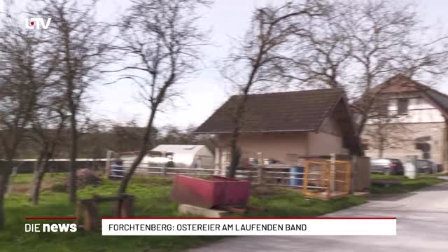 Forchtenberg: Ostereier am laufenden Band