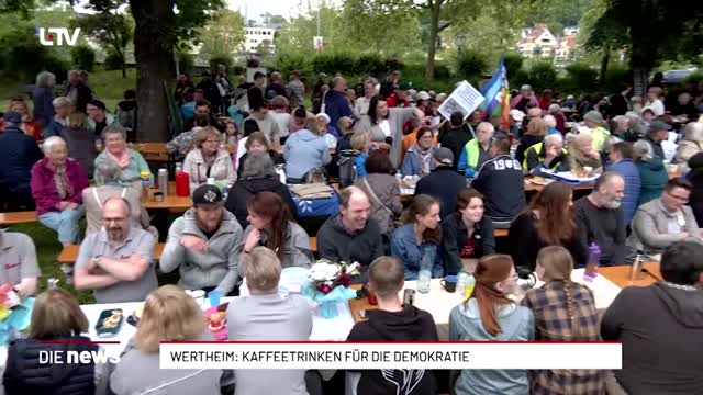 Wertheim: Kaffeetrinken für die Demokratie 