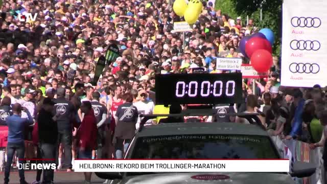 Heilbronn: Rekord beim Trollinger-Marathon