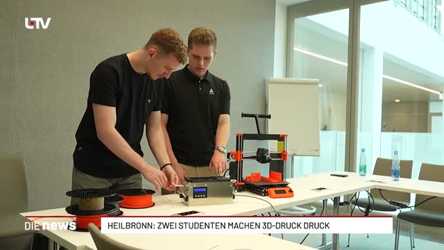 Heilbronn: Zwei Studenten machen 3D-Druck Druck