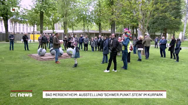 Bad Mergentheim: Ausstellung „Schwer.Punkt.Stein“ im Kurpark 