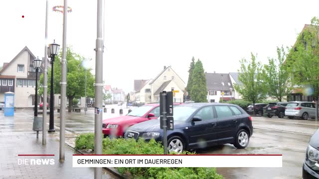 Gemmingen: Ein Ort im Dauerregen