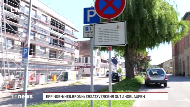 Eppingen/Heilbronn: Ersatzverkehr gut angelaufen