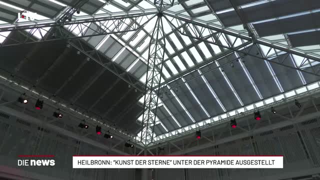 Heilbronn: "Kunst der Sterne" unter der Pyramide ausgestellt