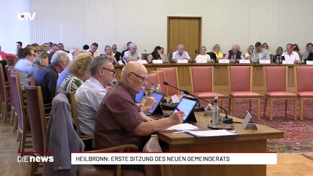 Heilbronn: Erste Sitzung des neuen Gemeinderats