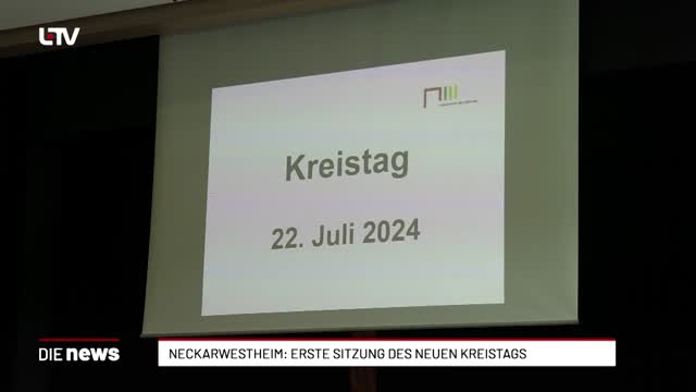 Neckarwestheim: Erste Sitzung des neuen Kreistags